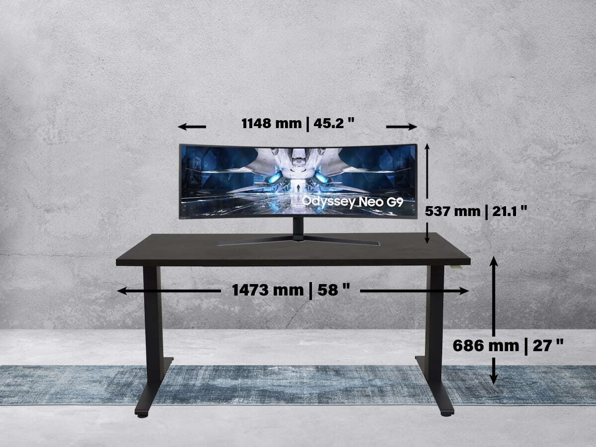 Samsung Odyssey G9 Dimensions